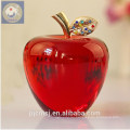 beautiful crystal red apple for gift &souvenir & christmas decoration CP-010